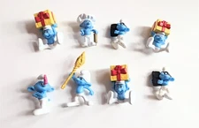 Smurf Toy Figures - 3" size - 8 pc Group by Jokey 2011