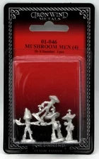 Ral Partha 01-046 Mushroom Men [4] [Random] (Monsters) Myconid Fungus Mushrooms