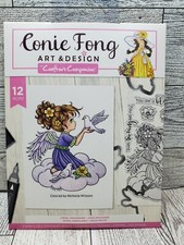 CST1 Crafters Companion Conie Fong Angel Messenger Stamp And Die Set