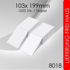 2000 Versand Etiketten gefalzt Leporello Thermo-Eco 103 x 199 mm DHL 910-300-600