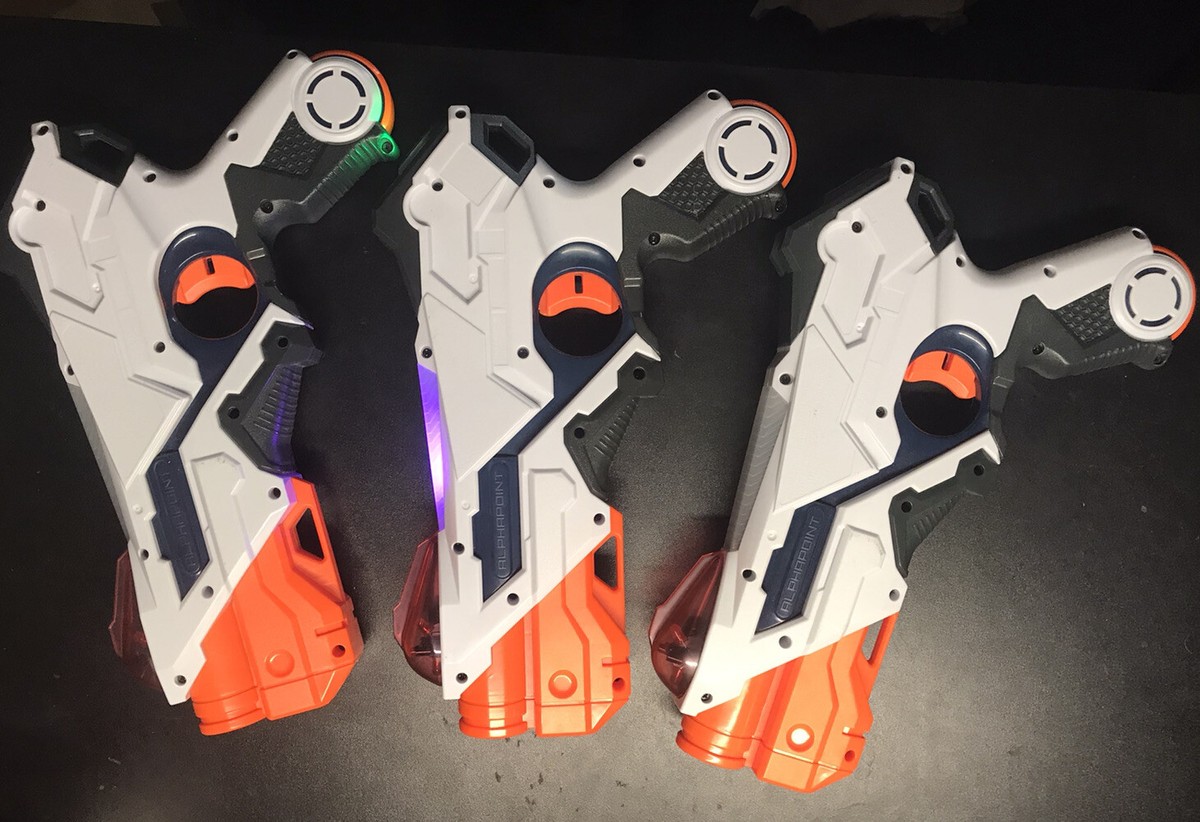 【ナーフ】レーザーオプスプロ アルファポイント3台セット　3個 Amazon.com: Nerf Laser Ops Single Shot Combat Blaster : Toys