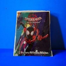 Image of MARVEL SPIDER-MAN Into The Spider Verse Poster Book 8.5" x 11" New 2018