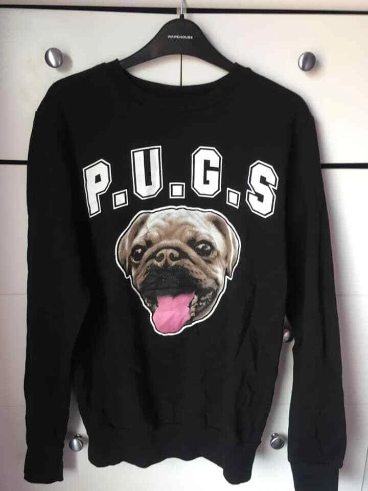 Pug sweatshirt best sale h&m