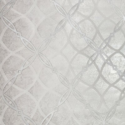 Ivory cream off white gold metallic diamond trellis textured modern Wallpaper 3D