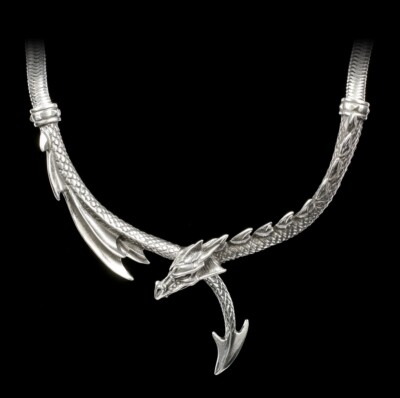 Alchemy Drachen Halskette - Dragon's Lure - Fantasy Kette Collier Gothic  - Fant