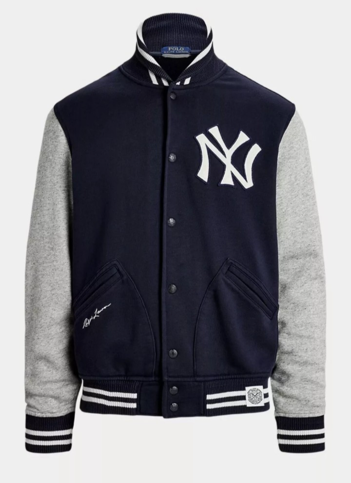 Polo Ralph Lauren New York Yankees NY MLB Baseball Letterman Polo Ralph Lauren New York Yankees NY MLB Baseball Letterman