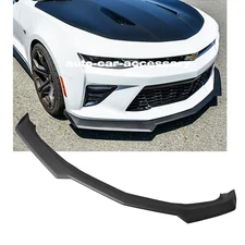For 16-23 Camaro SS / 19-23 LS LT RS Matte Blk Front Bumper Lip Splitter Spoiler