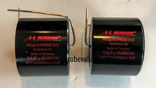 PAIR TWO Mundorf MCap 1000 VDC SUPREME EVO Alum Oil Capacitor 6.8uf  6.8 uf 