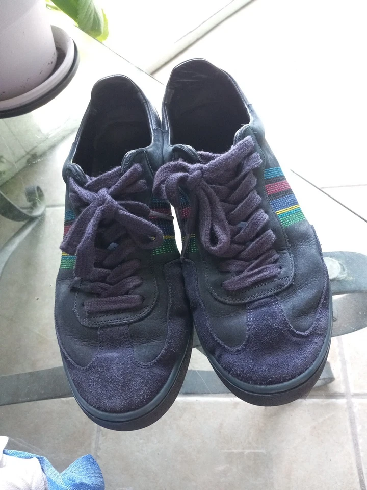 Zapato Deportivo PS Paul Smith Negro Con Cordones Moda EUR 41 UK 7 Yuki 57924 Foto 2 de 4