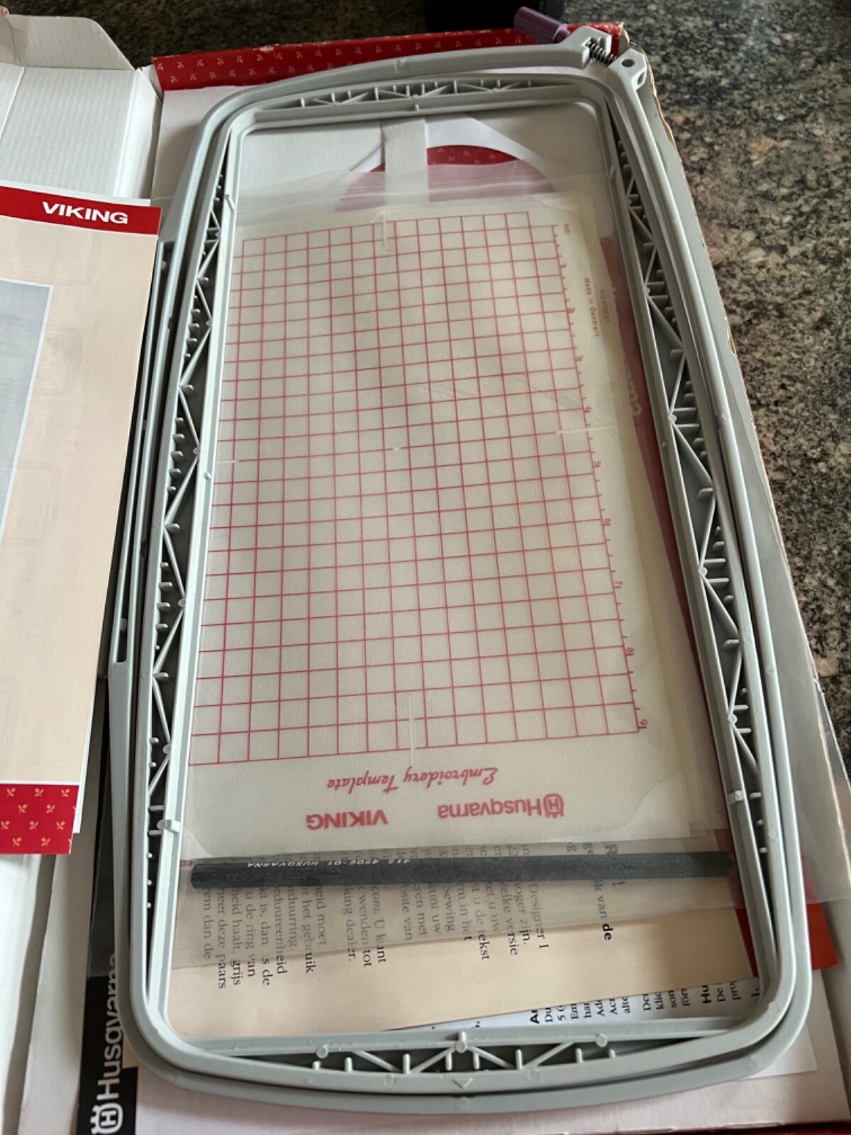 NEW Viking Mega Embroidery Hoop Designer I/II 14.2x 6" 360x150mm