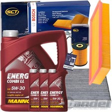 FILTERSET+MANNOL 5W30 V6 + FSI für VW TOUAREG 7L AUDI Q7 4L PORSCHE CAYENNE 9P