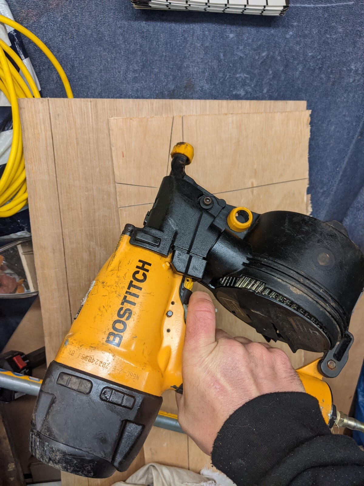 Evolution sliding mitre saw with stand And Bostitch Nail Gun eBay
