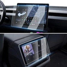 Tempered Glass Screen Protector for Tesla Model 3 2026-2024 Front/Rear Screen