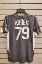 Jos Abreu Chicago White Sox gray MLB Majestic fashion jersey youth L NEW