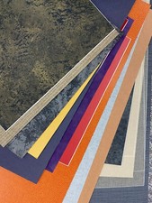 250 SPECIALTY Suede Linen Mat Board Blanks Sizes 6x8 - 10x13 Beveled Drop-Out