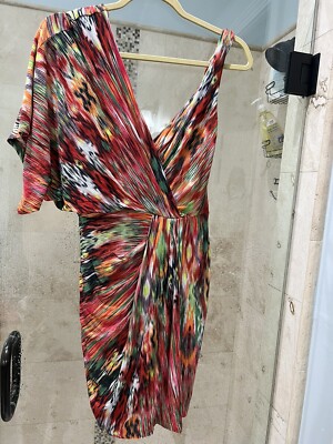 one shoulder kimono sleeve dress Globus Women Black One Shoulder Kimono Long Sleeves Side Slit Satin A-Line Maxi Party Dress