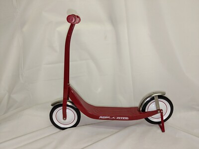 Salesman Sample Red Radio Flyer Small Miniature Toy Scooter 11x13