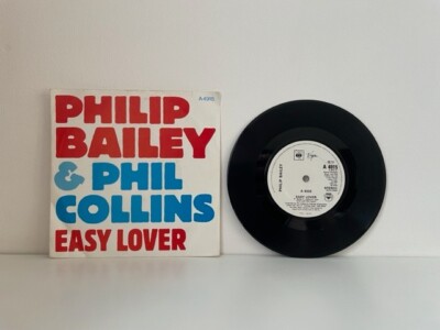 Philip Bailey & Phil Collins   Easy Lover 7'' Vinyl 1984 Soft Rock Synth-pop
