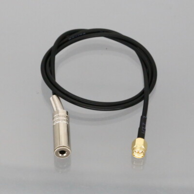 SMA Male to 3.5mm Stereo 1/8'' TRS Jack Monitor Decoder DVR Audio Cable 4''~16FT