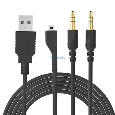 Replacement Audio Cable for SteelSeries Arctis 3, 5, 7, Arctis Pro Headphones