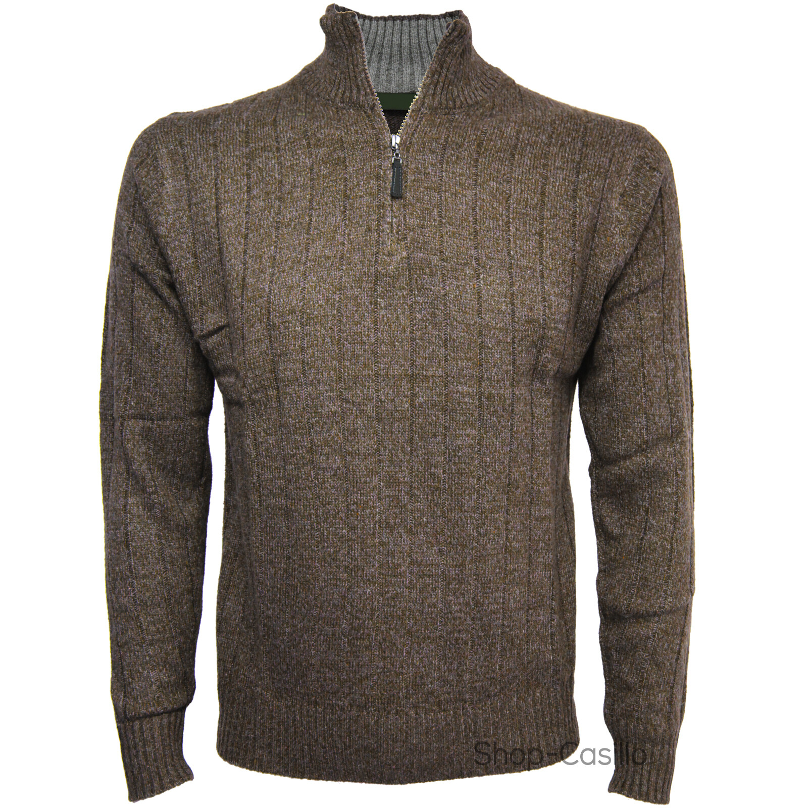 Maglione Dolcevita Uomo Invernale - 80% Cotone 20% Spandex | Collo Alto | Taglie Da M A 3XL - Foto 10