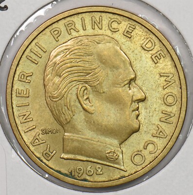 Monaco 1962 50 Centimes 199641 combine shipping