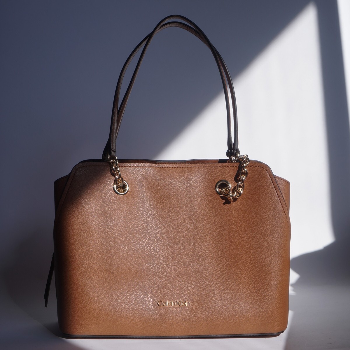 Strap Hailey Pebble Crossbody Bag Calvin Klein Tan Hailey Faux