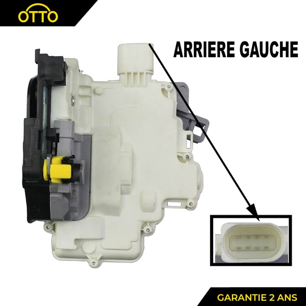 Schlossfalle Zentralverriegelung Hinten Links FüR Seat Altea Leon Toledo 3-image