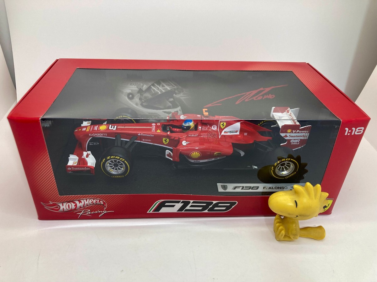 1:18 Hot Wheels Ferrari F138 #3 Fernando Alonso 2013 BCK14 | eBay
