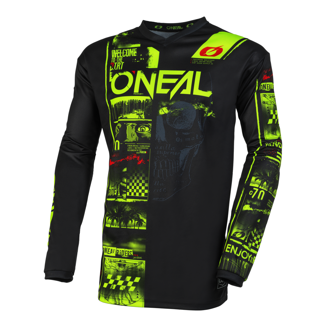 Oneal 2024 Element Attack Motocross Offroad Dirt Bike MX Jersey | eBay