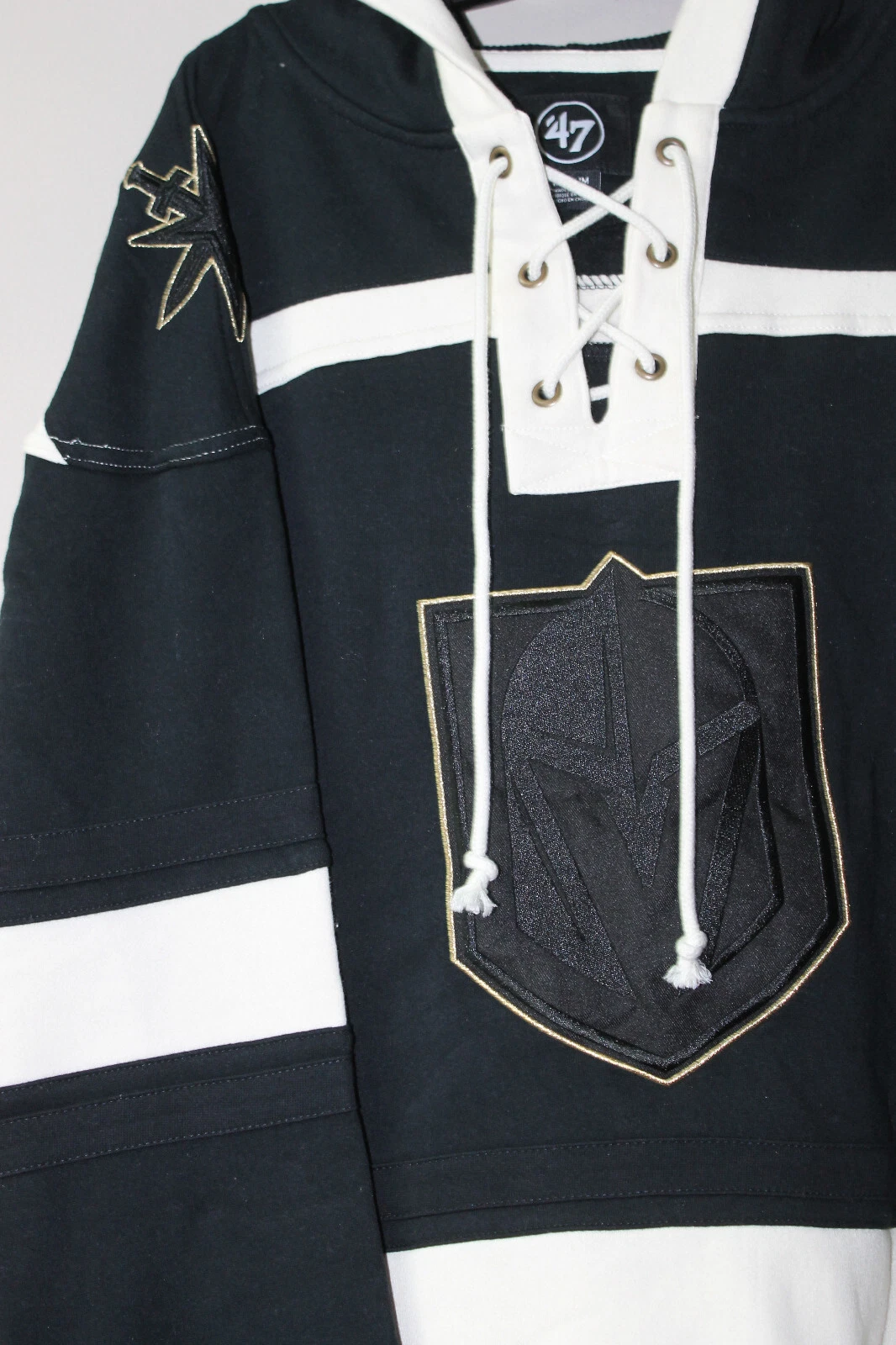 New Vegas old time jersey style mid weight cotton hoodie