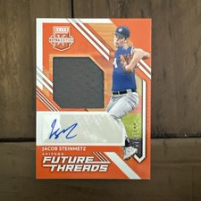 2021 Panini Elite Extra | Jacob Steinmetz Future Threads Patch Auto | 74/149