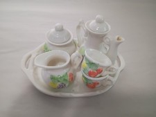 Vintage Ceramic hand painted Children's tea set 8-pieces