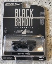 Greenlight Black Bandit 1969 Ford Bronco 1:64 Diecast 2019 Limited Edition NIP