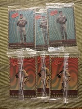 NOLAN RYAN Sealed 3 pack of 1993 WhataBurger Recollection No Hitter #1 