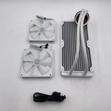 NZXT Kraken 280 RGB RL-KR280-W1 280mm AIO CPU Liquid Cooler White - READ
