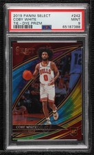 2019 Panini Select Courtside Tie-Dye Prizm 16/25 Coby White #242 PSA 9 MINT 1q7