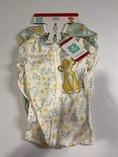 Disney baby 2 pack Lion King sleepers 9 months Beige/Cream  Green New