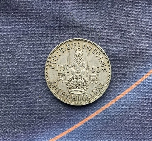 Photo of a 1940 George VI Shilling from an eBay listing that sold on Jun 15, 2026