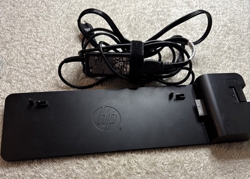 HP 2013 UltraSlim Dock Docking Station W/powercord. D9Y33UT#ABA - Afbeelding 1 van 3