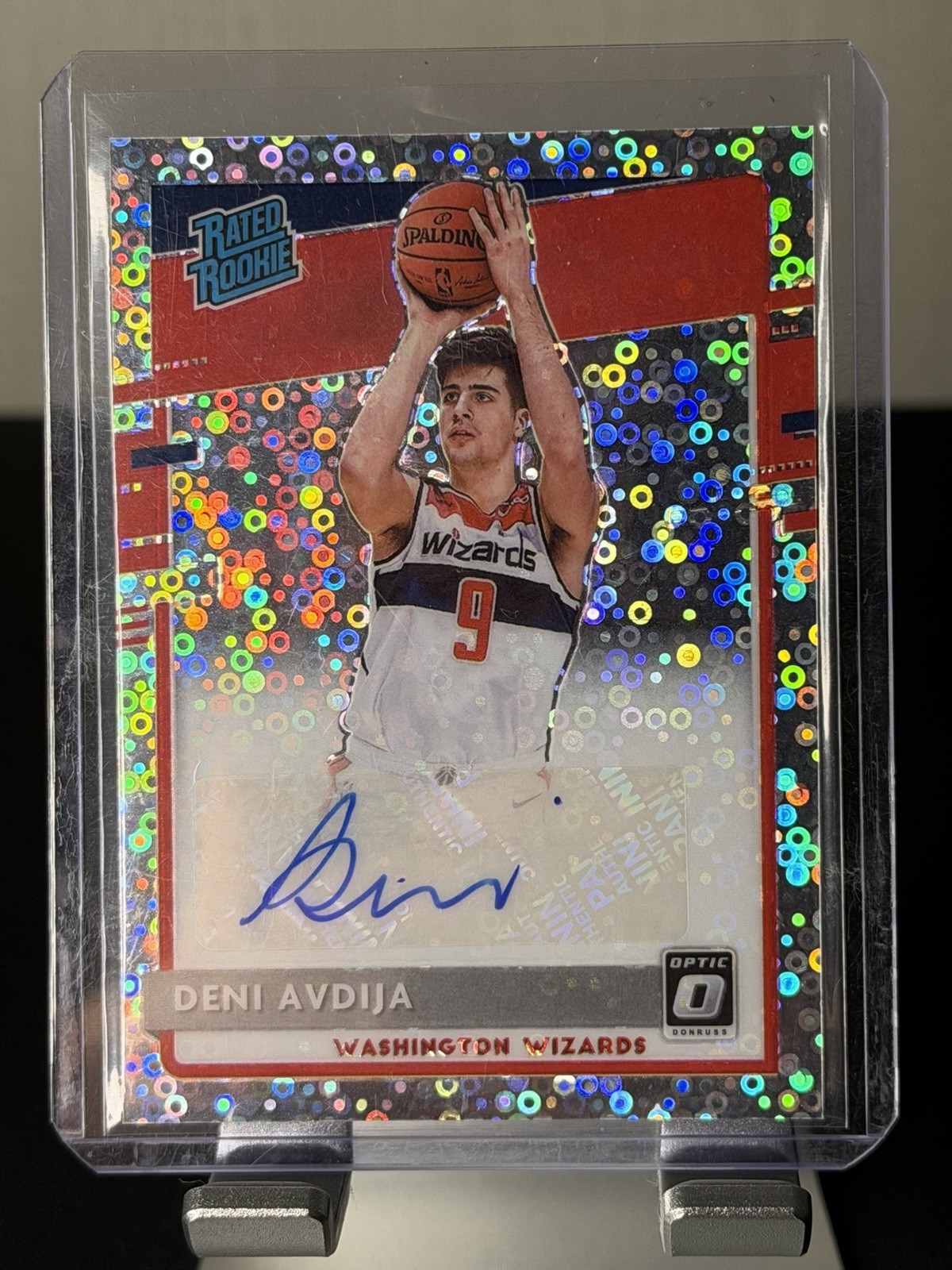 2020-21 Panini Donruss Optic - Rated Rookie Deni Avdija Fast Break Auto