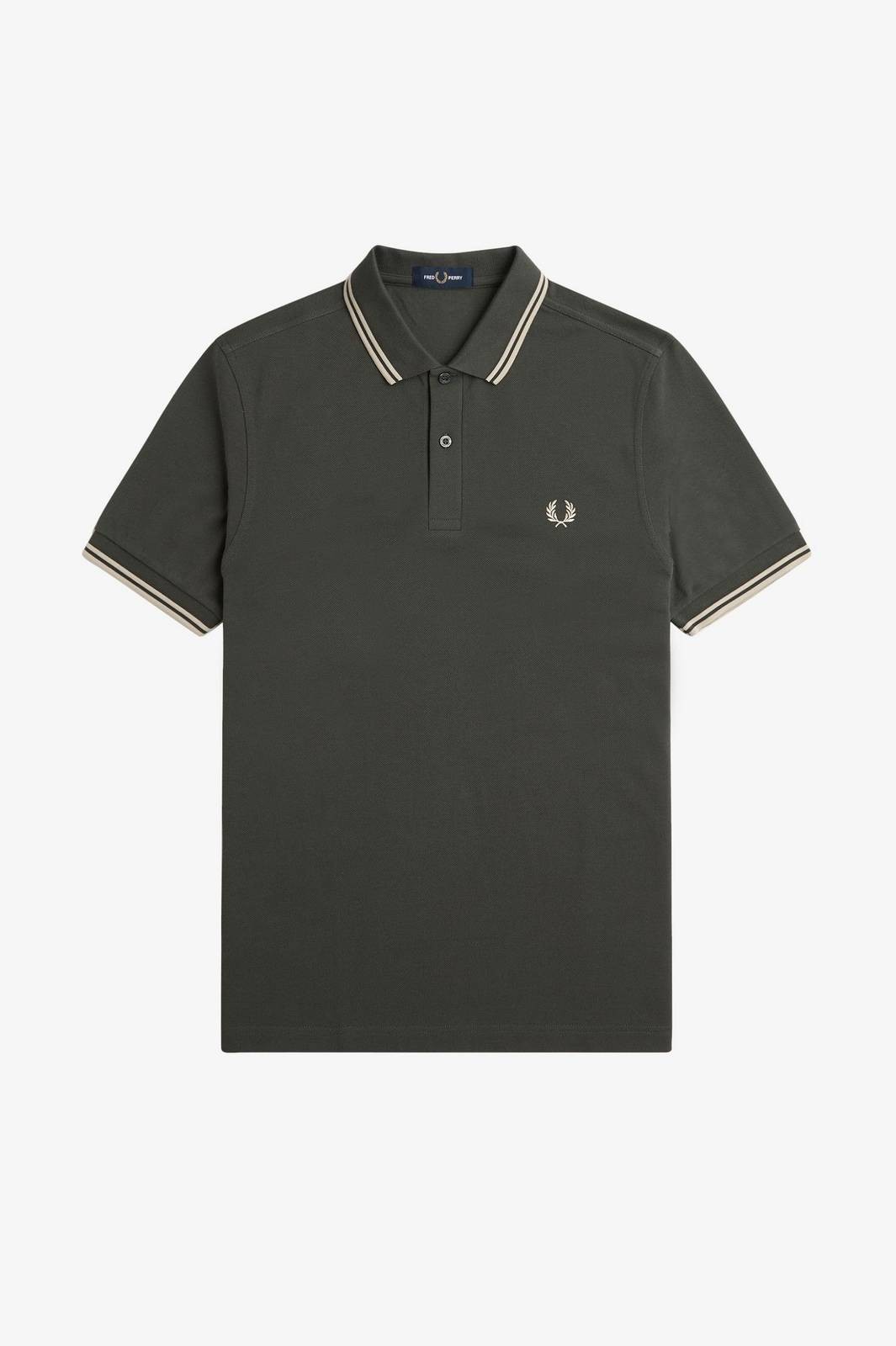 Fred Perry Poloshirt Kurzarm Slim Fit Grn - Gre XXXL Herrenbekleidung 17090₽