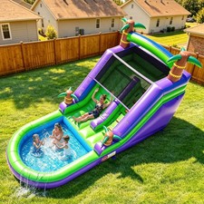 Commercial PVC Inflatable Bounce House Water ...