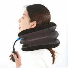 Cervical Neck Traction Device Collar Brace Support Pain Relief Stretcher Therapy