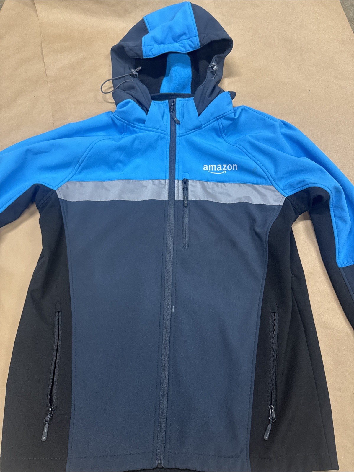 Amazon Prime Driver Men’s Large Softshell Jacket … - image 2