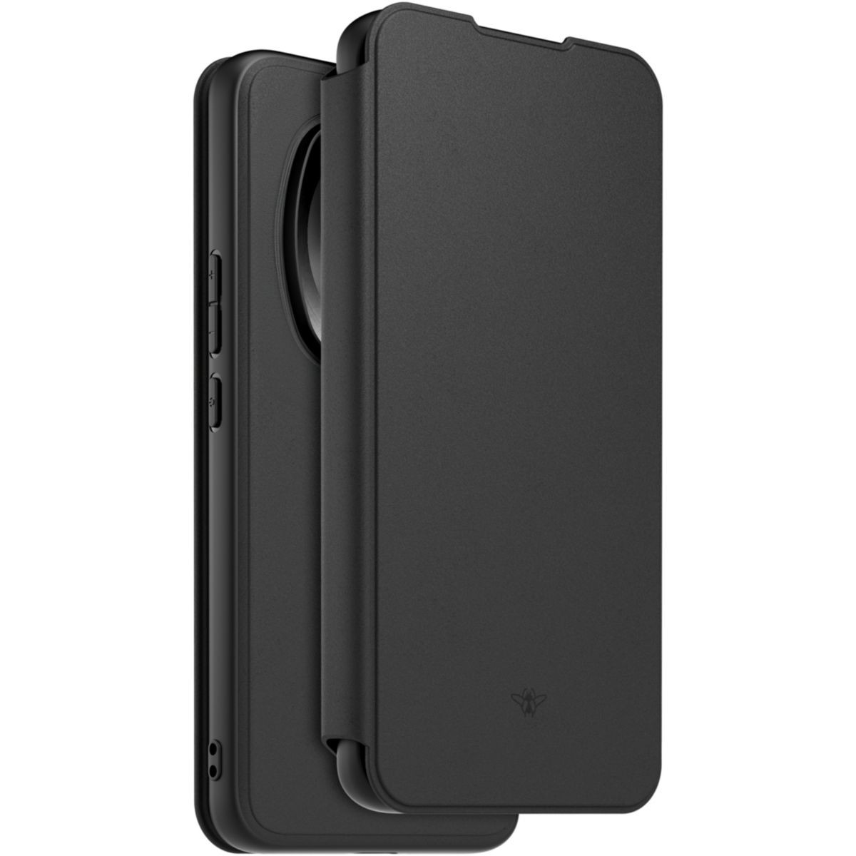 Étui Honor Magic 6 Pro noir CASR avec dragonne amovible