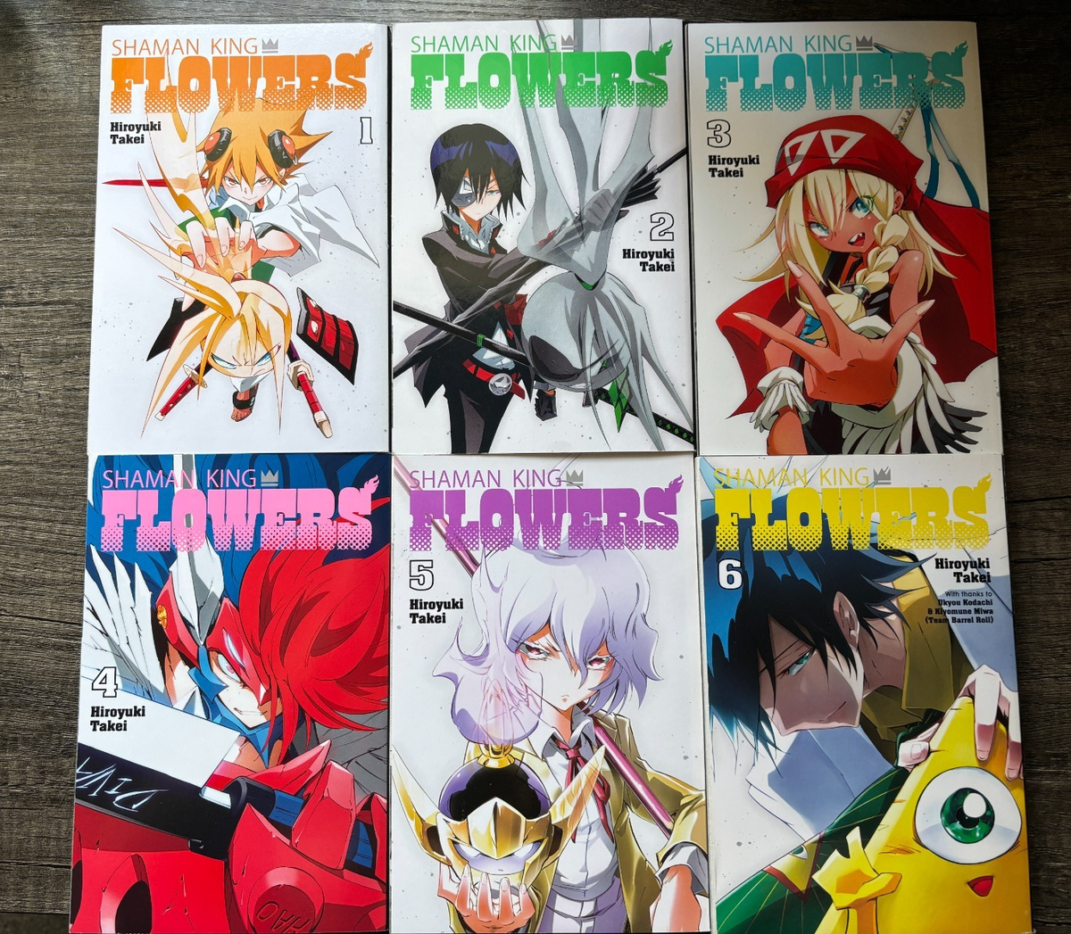 Shaman King Flowers Manga Full Set 1-6 English | eBay