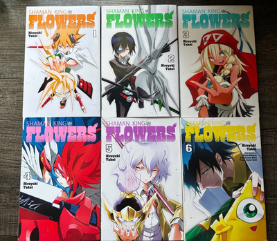 Shaman King Flowers Manga Full Set 1-6 English | eBay