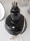 Old enamel lamp industrial lamp light vintage industrial lamp Bauhaus No. 3