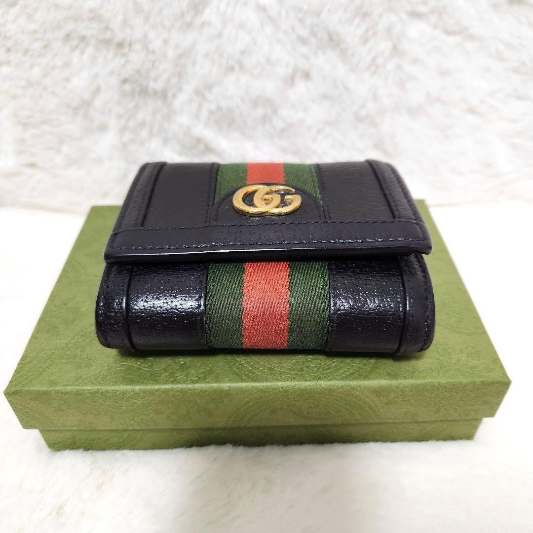 Gucci Bifold Wallet Leather Black Authentic G0205719 thumbnail 16